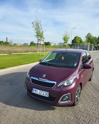 Peugeot 108 cena 22500 przebieg: 132700, rok produkcji 2014 z Bieruń małe 92